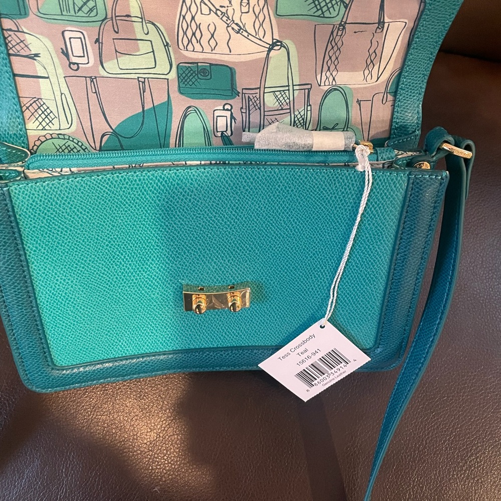 Vera Bradley blue Tess Crossbody - Picture 2 of 4